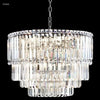 Light Luxury Simple Black Chrome Crystal Chandelier