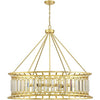 Modern Glam Chandelier in True Gold Finish