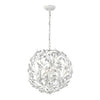 Exquisite Spherical Petal Design Crystal Chandelier