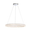 Contemporary LED Crystal Chandelier Fixture for Modern Room Ceiling Lighting