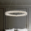 Modern Simple Bedroom Light Luxury Atmosphere Ring Crystal Chandelier