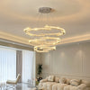 Nordic Modern Simple Ring Crystal Chandelier