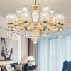 Atmospheric Living Room Chandelier Light Luxury 2025 New European Crystal High-end Lamps