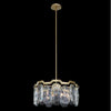 Classic Simple Style Brass Crystal Chandelier Suitable for Living Room, Dining Room and Kitchen