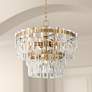 Vienna Full Spectrum Luxury Brass and Crystal Pendant Light